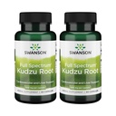 Swanson Full Spectrum Kudzu Root - Herbal Supplement Supporting Heart Health & Liver Health - May Support Healthy Blood Pressure & Cholesterol Levels - (60 Capsules, 500mg Each) (2 Pack)