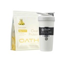 OATTH NUTRITION Clear Whey Protein Powder and Insulated Shaker Bottle, Frosty Limonade, 20g Complete Protein per Serving, Geïsoleerde Roestvrij stalen waterfles met Wire Whisk, 24-Ounce, Wit