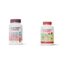 SmartyPants Women's Multivitamin Gummies, Sugar Free: Biotin, Methylfolate, Omega 3 (ALA), Vitamin D & Kids Multivitamin Gummies and Fiber Supplement: Omega 3 Fish Oil (EPA/DHA), Vitamin D3