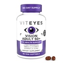 Viteyes Vision for Ages 50 Plus for Eye Health, Vision Support, Aging Eyes, Lutein, Zeaxanthine, Omega-3, Zink, Vitamine C, Vitaminen D, Vitamines E, Oogarts Trusted, Vervaardigd in de VS, 90 Ct