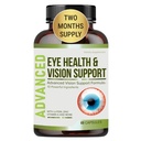 Vision Support - Best Eye Vitamins For Blurry Vision. Oogsupplementen voor volwassenen met luteïne voor maculaire gezondheid, oogzicht, oogstam en vermoeidheid. Met zink en vitamine A om Sharp Vision te ondersteunen.