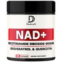 NAD Supplement met Nicotinamide Riboside, Trans-Resveratrol, Quercetine - Cellular Energy & Repair, Vitality, Healthy Aging - 60 Tel.