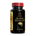 Geest en Geheugen Supplementen - Hersensupplementen voor Geheugen en Focus, Supplement voor Hersengezondheid en Performance Blend, met Energie, Cognitieve Functie - 1 Fles 60 Capsules