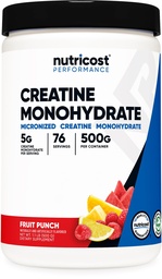 Nutricost Creatine Monohydraat Poeder (Fruit Punch, 500 Gram)