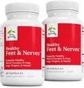 Terry Naturally Healthy Feet & Nerves - Herbal Supplement with Bioactive Vitamin B12 - Circulatie & nerve Health Support Supplement - Vegan Capsules with Boswellia Serrata - 60 Capsules (pack of 2)