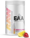 RAW EAA Aminozuren poeder, aardbei limonade (25 porties) - Pre-workout Amino energie poeder voor kracht, duurzaamheid, herstel & lean spiergroei - BCAA Aminozuren supplement voor mannen en vrouwen