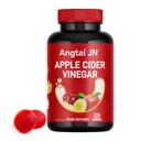 Apple Cider Vinegar Gummies, 120 Count, Max Strength 1000mg, ACV Supplement Gummy met B Vitaminen & Antioxidanten, Ondersteunt Metabolisme, Digestie, Gut & Immune Health, Gluten-Free, Vegan & Non-GMO