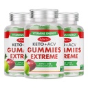 Keto Apple Cider Vinegar Gummies met vitamine B6, B12, Folaat & Beetwortel, Keto ACV Gummy Ondersteunt dagelijkse wellness & Metabolisme, natuurlijke appelsmaak, 180 Gummies (90 dagen levering)