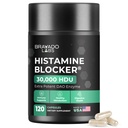 Bravado Labs DAO Supplementen Histamine Blocker - Extra Sterkte 30.000 HDU DAO Enzyme + Diamine Oxidase & Vitamine C voor Dagelijks Histamine Metabolisme & Immuun Ondersteuning - 120ct