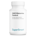 Supersmart DAO Histamine Control (High Potency) - Micro-Encapsulated Pea Spruits DAO Enzyme - Enhanced with Quercetin & Vitamin C - Diamine Oxidase Supplement 