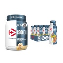 Bundel van Dymatize Performance Protein Shake, Fruity Pebbles (12 pack) + ISO100 Wei Proteine Powder Isolaat, Gourmet Vanille (20 Servers)