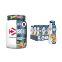 Bundle of Dymatize Performance Protein Shake, Fruity Pebbles (12 pack) + ISO100 Wei Proteine Powder Isolaat, Fruity Pebbles (20 Servers)