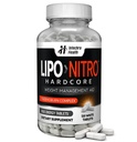 LipoNitro® Thermo-Burn Dieet pillen met Nitro Energy Dieet Supplement geproduceerd in de VS - 120 witte tabletten
