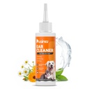 PUAINTA Hondenoor Cleaner Solution - Alcoholvrije oorwasser met Quantum Silver & Witch Hazel - kalmeert jeuk, Verwijdert was & Odor - Voorzichtige dagelijkse flush voor honden en katten (8 oz)