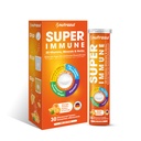 nutrazul Super Immune 30 Bruistabletten, 20 Vitaminen en Mineralen, Kruidenextracten ter ondersteuning van dagelijkse Routine, Vitamine C, Zink, Vlierbes & Echinacea, Glutenvrije, Suikervrije, Oranje smaak