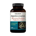 NatureBell Digestieve Enzymen - 240 Capsules - Gut & Digestieve Health Support Supplement* - met 20 Enzymen, 5 Prebiotica & 10-Strand Probiotische Blend
