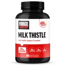 Force Factor Milk Thistle Lever Ondersteuning Formule met Dandelion Root en Artichoke, 300mg Silymarin Milk Thistle Supplement voor lever gezondheid en lever detox, 100 plantaardige capsules