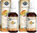 Tuin van het leven Organics Vitamine C Spray voor kinderen en volwassenen - Oranje Tangerine, Vitamin C Supplement, Antioxidant voor Immune Ondersteuning en huidgezondheid,2 floz Liquid Drops,(Pack of 2)