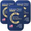 Orale Probiotische Munten - 3 miljard CFU voor tandprobiotica voor tanden en gom - Beste ademverfrisser met Lactobacillus Salivarus - Orale gezondheid Probiotica voor slechte adem -135 tabletten in blikjes