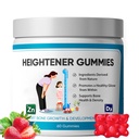 Heightener Gummies, Natural Height Growth Supplement voor tieners en volwassenen, Verhoog de botsterkte met Calcium & Zink, Vitamine C, D, L-Arginine, 60 Gummy (1PCS)