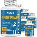 Groei Power Hoogte Groei - Krachtige Hoogte Groei Formule voor Kinderen (10+) & Tieners - Ondersteunt gezonde Hoogte Groei, Algemene Gezondheid met Calcium, Vitamine D3, Fosfor, Magnesium & Meer - 6 Pack