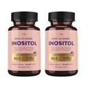 Premium Inositol Supplement Bundle - Myo-Inositol & D-Chiro Inositol Supplement voor vrouwen 4100mg (40:1 Ratio) 