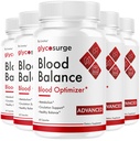 (5 Pack) GlycoSurge Balance Capsules - Original Glyco Surge Balance Optimizer Pills Premium Advanced Formula, Glycosurge Optimiser Multivitamin Support for Health & Wellness, 300 Capsules for 5 Months