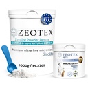 Zeolite Powder Bundle (2 Products): 100% Natural Detox & Immunity Support for Full Body, Liver, Kidney, Skin, and Pet Health - 1000g & 350g