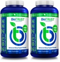 BioTrust Zen-Zzz, Non-Habit-Forming Sleep Support Supplement — Melatonin, L-Theanine, Glycine, Magnesium, Lemon Balm, Passion Flower, Chamomile — 60 Capsules (Pack of 2)