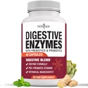 NEW AGE Digestieve enzymen voor Gut Health - Probiotic Multi Enzymes with Prebiotics and Probiotics with Lipase for Women and Men for Digestief Health, Daily Enzymes for Digestie - 60 Tel.