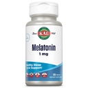 KAL Melatonin 1mg Sleep Aid, Fast Acting Melatonin Tablets, Calming Relaxation and Sleep Cycle Support, Vegan, Gluten Free, Non-GMO, 60-Day Guarantee, 120 Servings, 120 Tablets