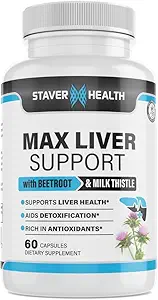 Max Lever Ondersteuning Supplement Choline, Melkdistel, Artichoke Extract, Lever Gezondheid, Natuurlijke ingrediënten
