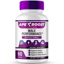 ApexBoost Capsules, Official ApexBoost Supplement Pills - Maximum Strength, All Natural Formula for Energy, Stamina and Performance, Premium Apex Boost Health Pills Reviews (60 Capsules)