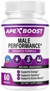 ApexBoost Capsules - Official ApexBoost Advanced Pills for Men Support - Maximum Strength, Natural Premium Supplement Formula for Overall Health & Wellness Reviews, 60 Capsules for 1 Month