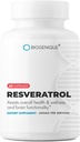 Resveratrol 600mg Krachtige antioxidanten en trans-resveratrol uit polygonum wortelextract, bevordert anti-aging en cardiovasculaire ondersteuning, 60 capsules - Made in USA - Vegan, non-GMO, glutenvrij