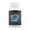 Lithium Orotate 10mg with Magnesium Taurate and l tryptophan for Essential Trace Mineral, Brain Health,m*oo*d* Support and Immunity|60 Days Supply|Made in USA