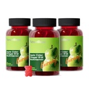 NEWELLME Sugar-Free Apple Cider Vinegar Gummies 1000mg ACV with The Mother + Vitamin B12 for Gut Health, Bloating Relief & Metabolism, Vegan Keto Gluten-Free, 180 Counts (Pack of 3)