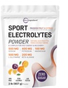 Micro Ingredients Electrolytes Powder, 2 lbs | 95 Servings | Sugar Free Workout Hydration | Potassium, Sodium, L-Glutamine, Beta-Alanine, & More | Natural Coconut Water | Passion Fruit & Citrus Flavor