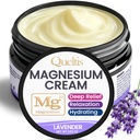 Magnesium Cream, Magnesium Lotion for Sleep, Pain & Leg Cramps, Topical Magnesium Chloride Cream for Muscle Relaxation, Calm, Moisturizing - Skin-Friendly & Safe for Kids & Adults | 3.53OZ (Lavender)
