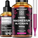 Vloeibare Magnesium Glycinate Supplement 500mg voor volwassenen en kinderen 