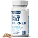 Fat Burner Appetite Suppressant for Weight Loss - Daytime Men Women Natural Thermogenic Fat Burning Diet Pills with Green Tea Caffeine - Curb Hunger Appetite Control Belly Fat Burn Support