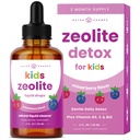 NutraChamps Zeolite Liquid Mineral Drops for Kids with Vitamins C, D3 & B12 - Immune Support Clinoptilolite Supplement for Daily Wellness Support – 60 mL, Berry Flavor