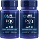 Life Extension PQQ, pyrroloquinoline Quinon, 20 mg, bevordert de groei van nieuwe Mitochondria, Glutenvrij, Niet-GMO, Vegetarisch, 1 Dagelijks, 30 Capsules (verpakking van 2)