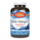 Carlson - Multi + Omega-3, Fish Oil with Vitamins & Minerals, Health Function and Optimal Wellness, 120 Softgels