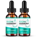 Sugar Harmony Drops, SugarHarmony Blood Formula Support Supplement Drops - Maximum Strength, All Natural Healthy Circulation, Stable Levels & Overall Health, Advanced Sugar Harmony Reviews (2 Pack)