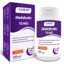 CANLIST Extra Strength Melatonin 10mg Tablets, Sleep Support, Fall Asleep Faster, Non-Habit Forming Sleep Aids for Adults, Sleep Cycle Regulation, Vegan, Non-GMO & Gluten-Free, 120 Tablets