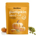 MeridEase Labs Pumpkin Seed Oil – 1000 MG per Serving, 2-in-1 Formula with Saw Palmetto, 300 Softgels