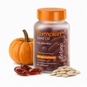 BELANO Pumpkin Seed Oil with Saw Palmetto Capsules, Pumpkin Seed Oil for Hair Growth, Improve Hair Loss, Cold Pressed, Promote Hair Growth, Maintain Body Balance, 60 Softgels