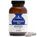 Minerals 101 by Dave Asprey | Daily Essential Mineral Support | Trace Mineral Supplement with Calcium, Magnesium Malate, Chromium, Zinc, Copper, Potassium | 30 Day Supply