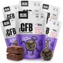 The GFB Fudge Brownie Cookie Protein Bites - Allergen Friendly & Nut Free - Gluten Free, Plant Based, Non GMO, Sustainably Made – Ridiculously Tasty, Healthy, Protein Energy Balls, 4 oz (6 Count)
